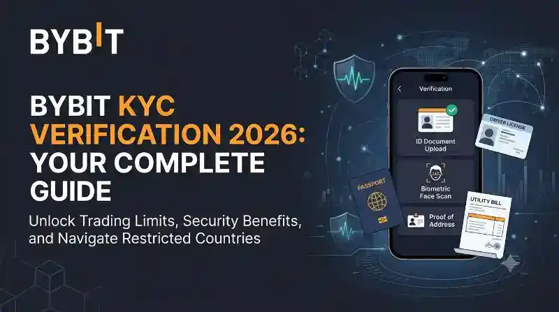 Bybit identity verification dashboard showing the requirements for Level 1 Standard and Level 2 Advanced KYC, including withdrawal limits.